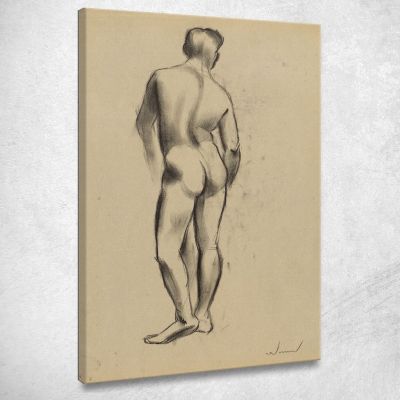 Standing Male Nude Ii Karl Wiener kwn679 canvas print 