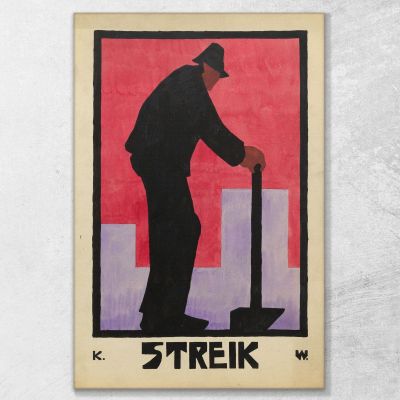 Strike Karl Wiener kwn687 canvas print 