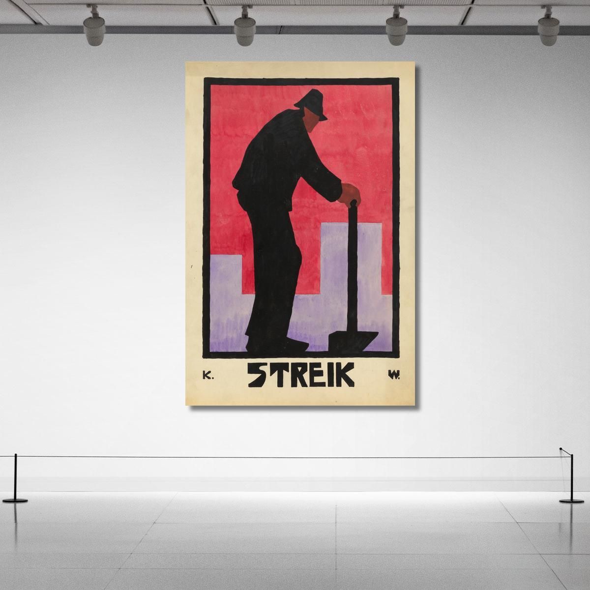 Strike Karl Wiener kwn687 canvas print 