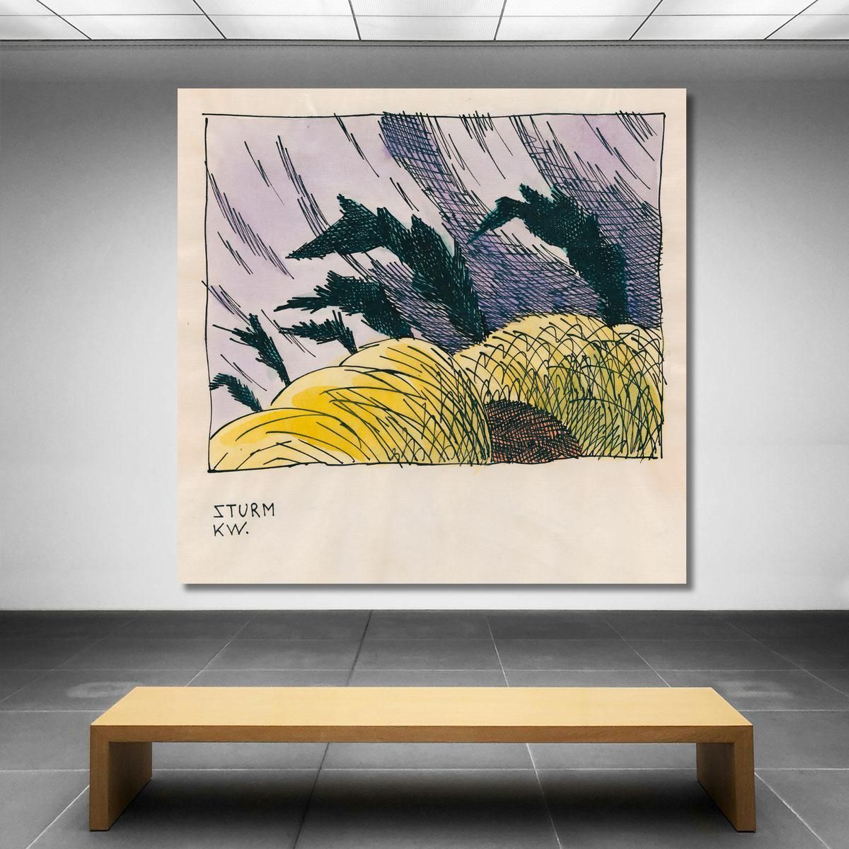 Sturm Karl Wiener kwn688 canvas print 