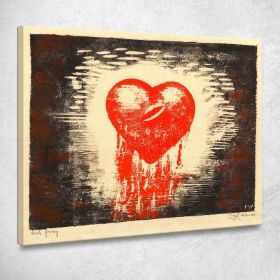 The Heart Karl Wiener kwn692 canvas print 