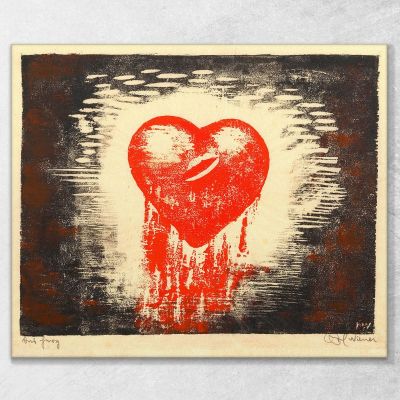 The Heart Karl Wiener kwn692 canvas print 