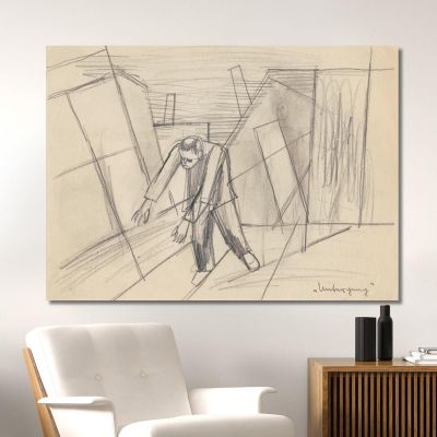 Downfall Karl Wiener kwn707 canvas print 