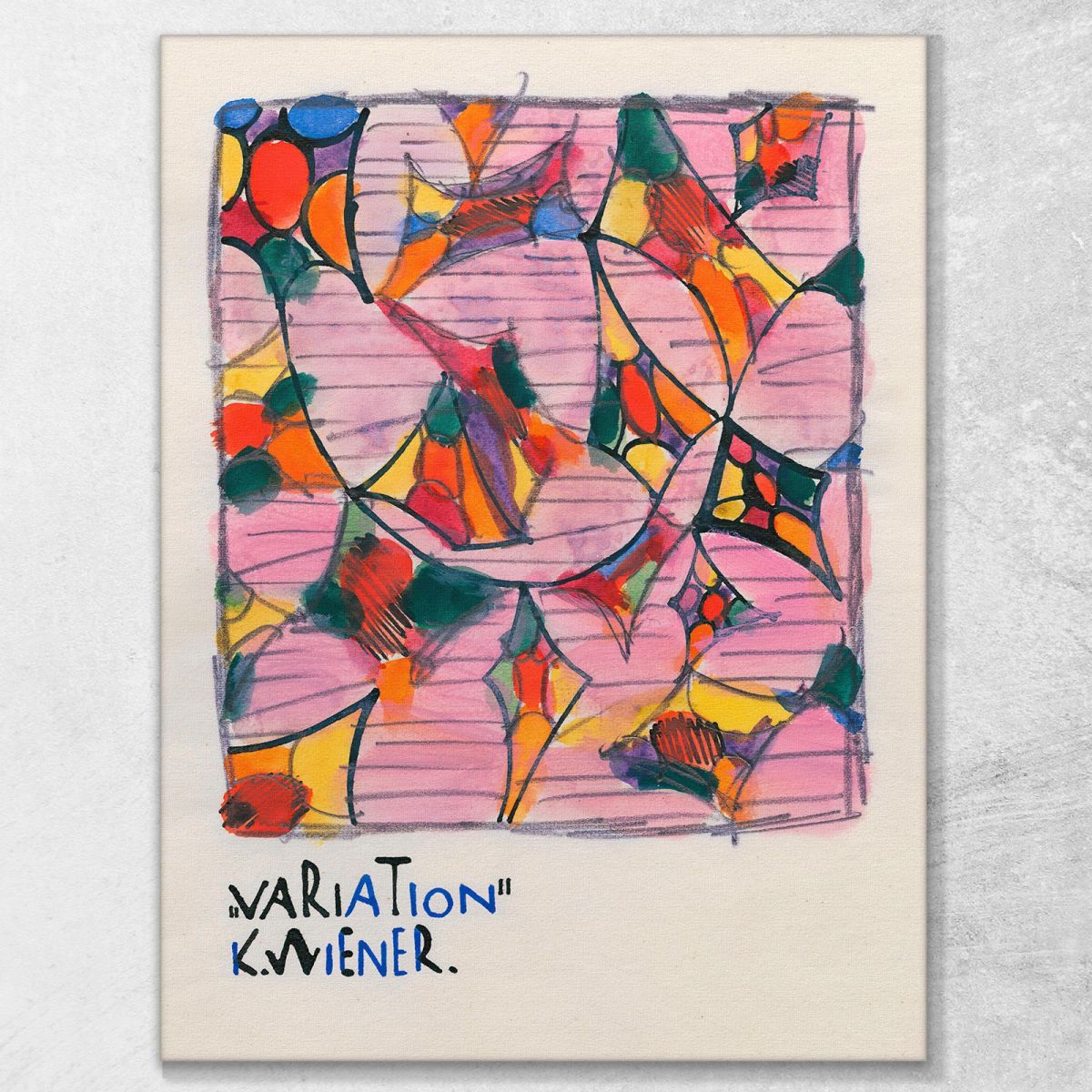 Variation Karl Wiener kwn712 canvas print 