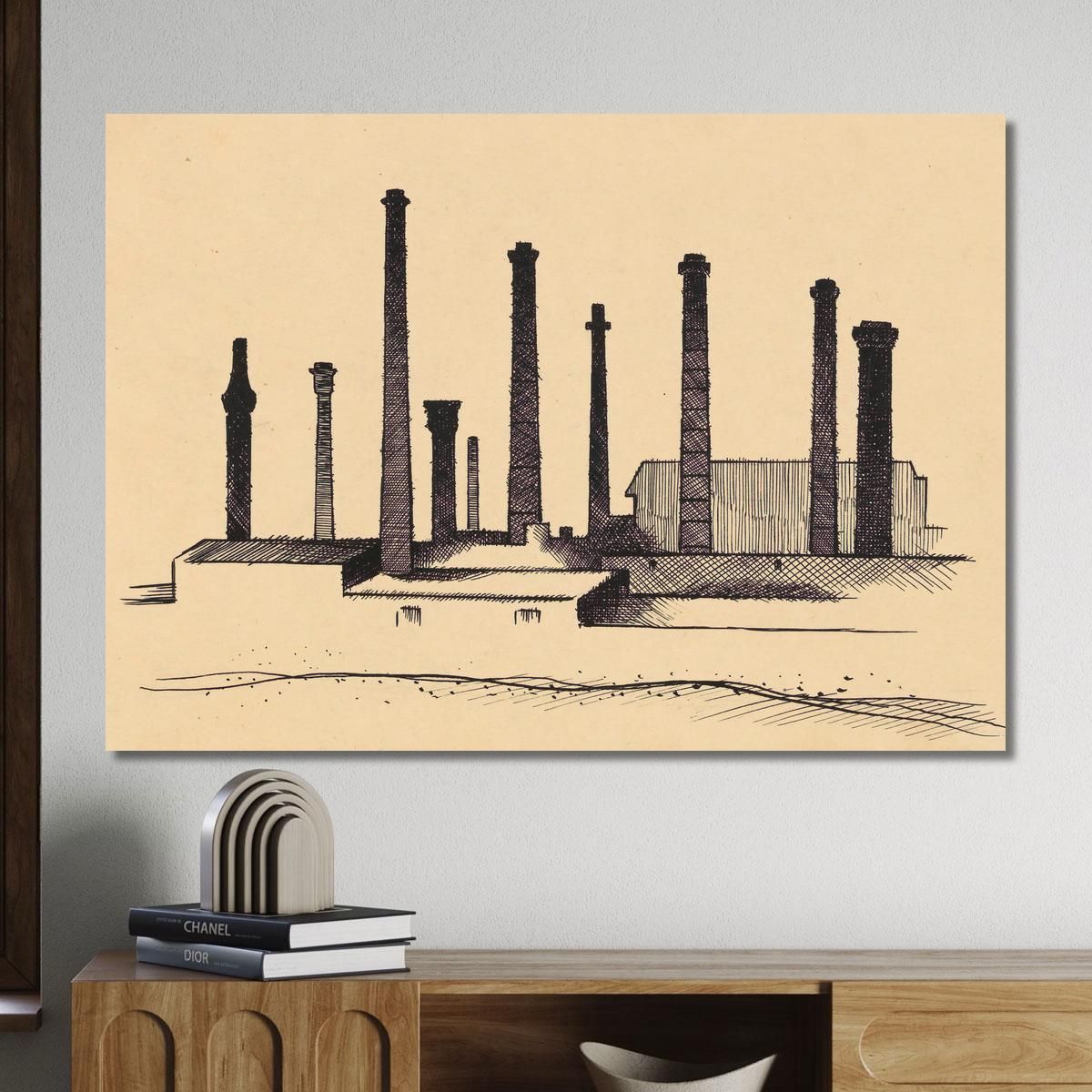 Suburb Viii Karl Wiener kwn729 canvas print 