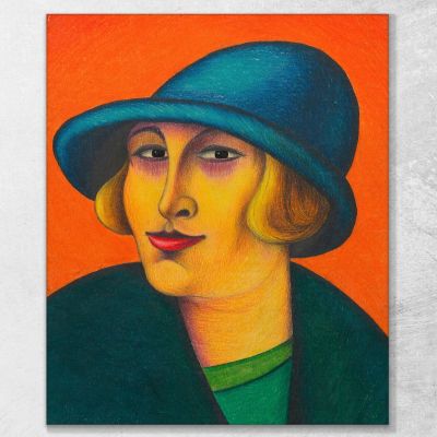 Woman Karl Wiener kwn737 canvas print 