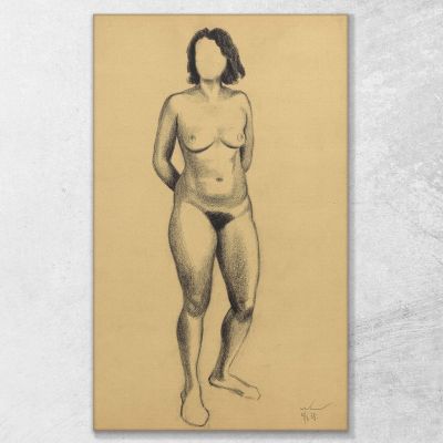 Female Nude 2 Karl Wiener kwn738 canvas print 