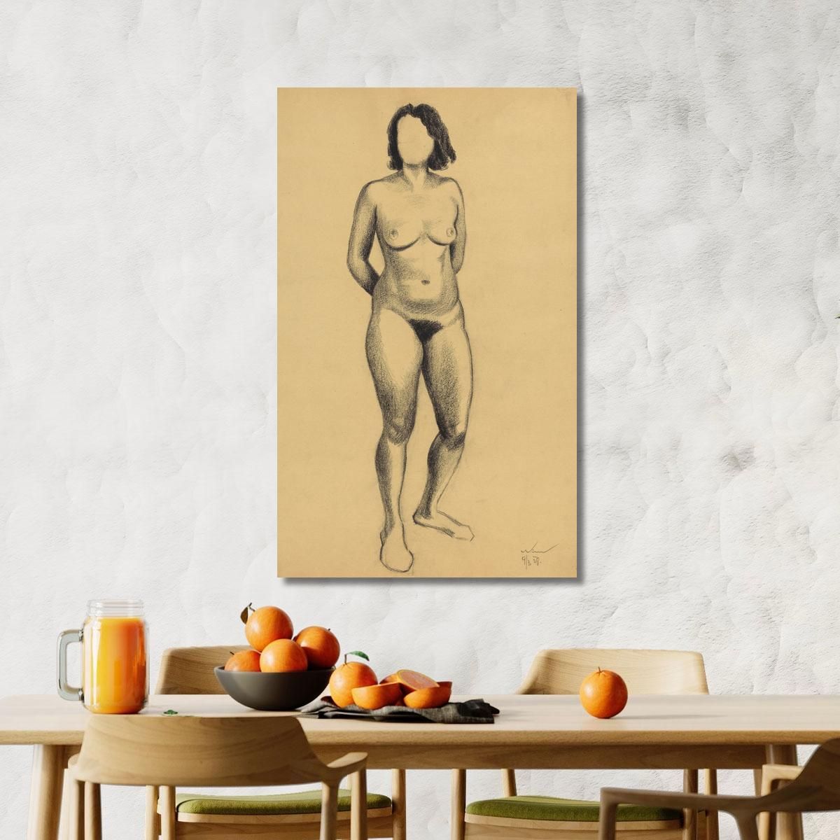 Female Nude 2 Karl Wiener kwn738 canvas print 