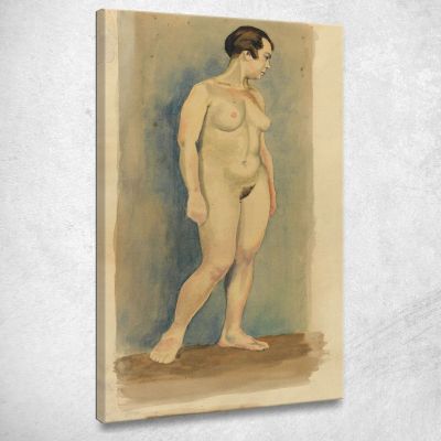 Female Nude V Karl Wiener kwn743 canvas print 