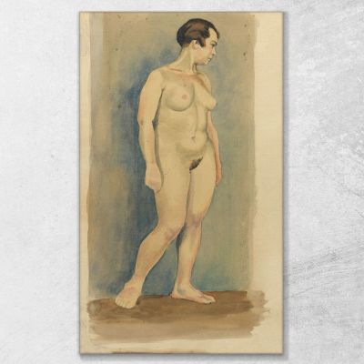 Female Nude V Karl Wiener kwn743 canvas print 