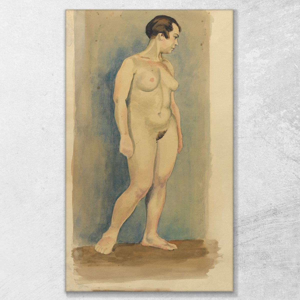 Female Nude V Karl Wiener kwn743 canvas print 