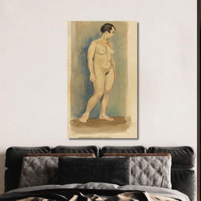 Female Nude V Karl Wiener kwn743 canvas print 