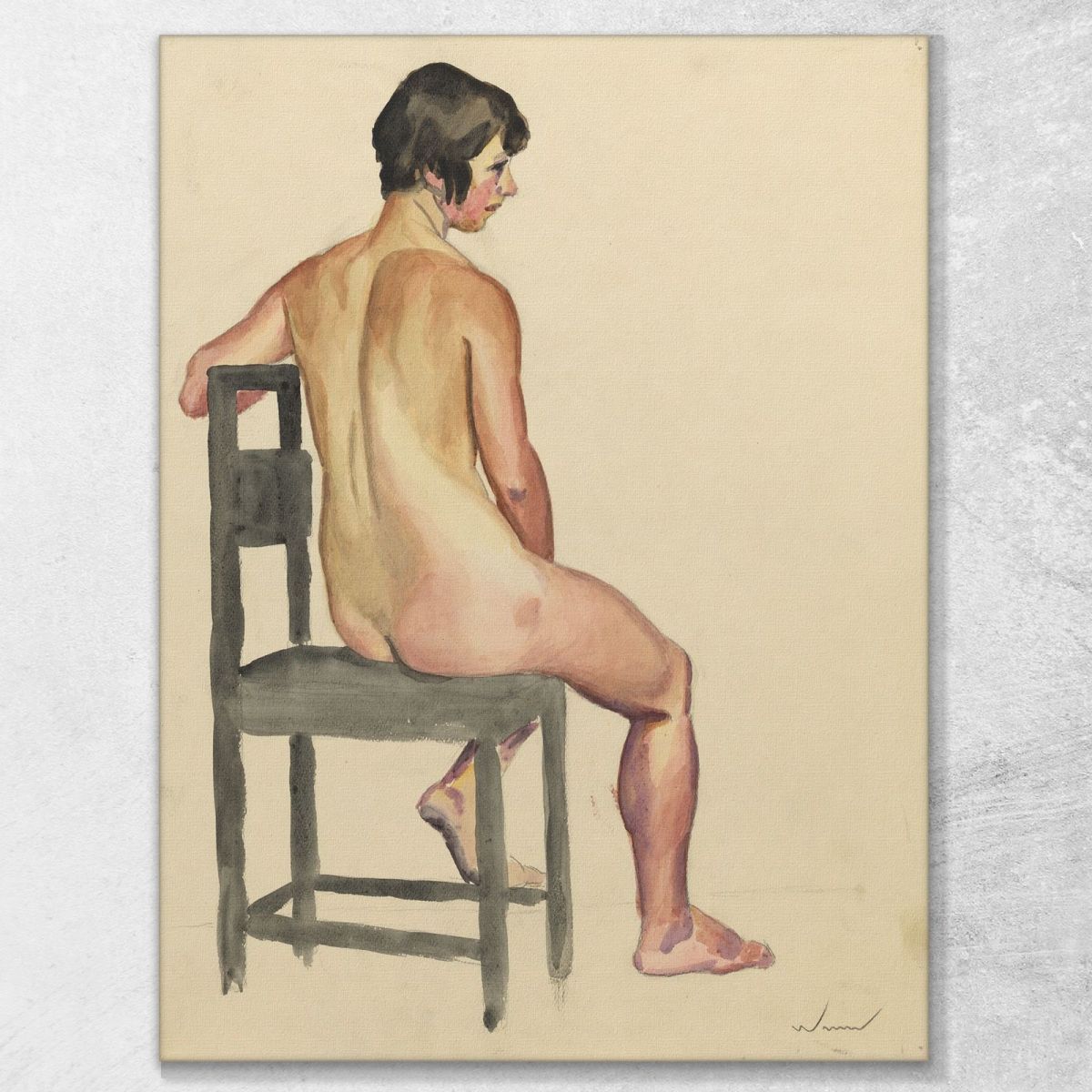 Female Nude Vi Karl Wiener kwn744 canvas print 