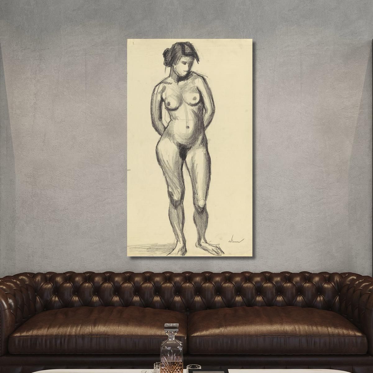 Female Nude Karl Wiener kwn746 canvas print 