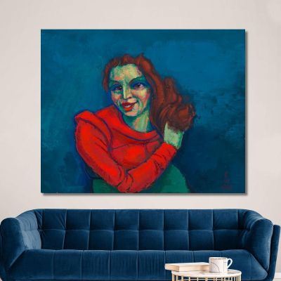 Female Portrait 2 Karl Wiener kwn749 canvas print 