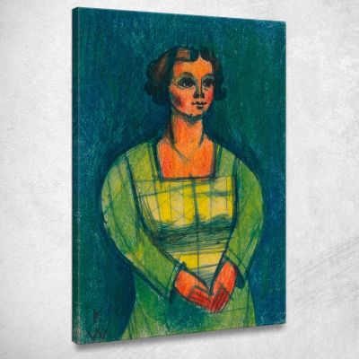 Female Portrait From The 150 Leaves Karl Wiener kwn754 canvas print 