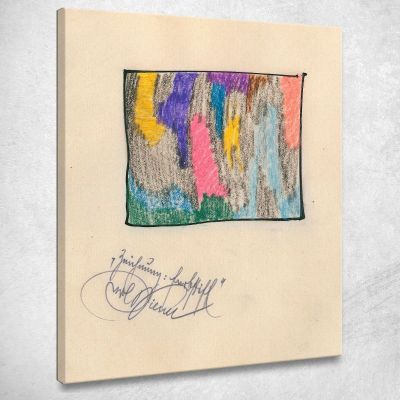 Drawing Colored Pencil Karl Wiener kwn785 canvas print 