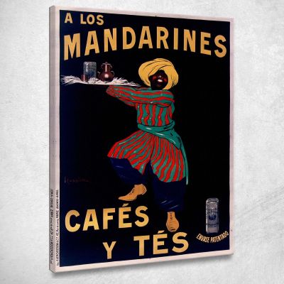 Mandarins Coffees And Teas Patented Packaging Leonetto Cappiello lcp1 canvas print 