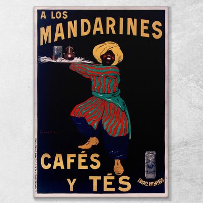 Mandarins Coffees And Teas Patented Packaging Leonetto Cappiello lcp1 canvas print 