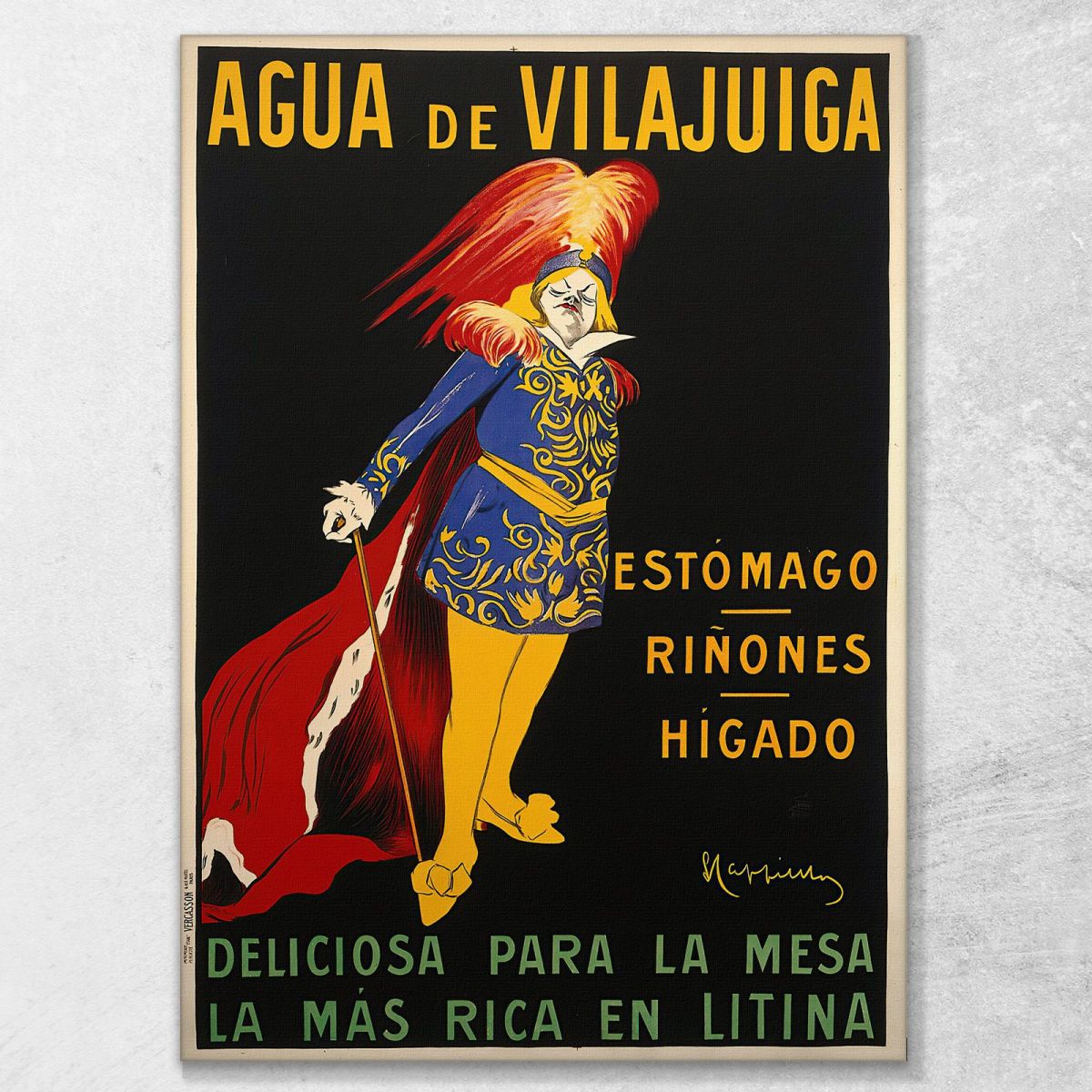Water From Vilajuïga Leonetto Cappiello lcp2 canvas print 