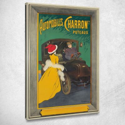 Automobiles Charron Ltd. Leonetto Cappiello lcp9 canvas print 