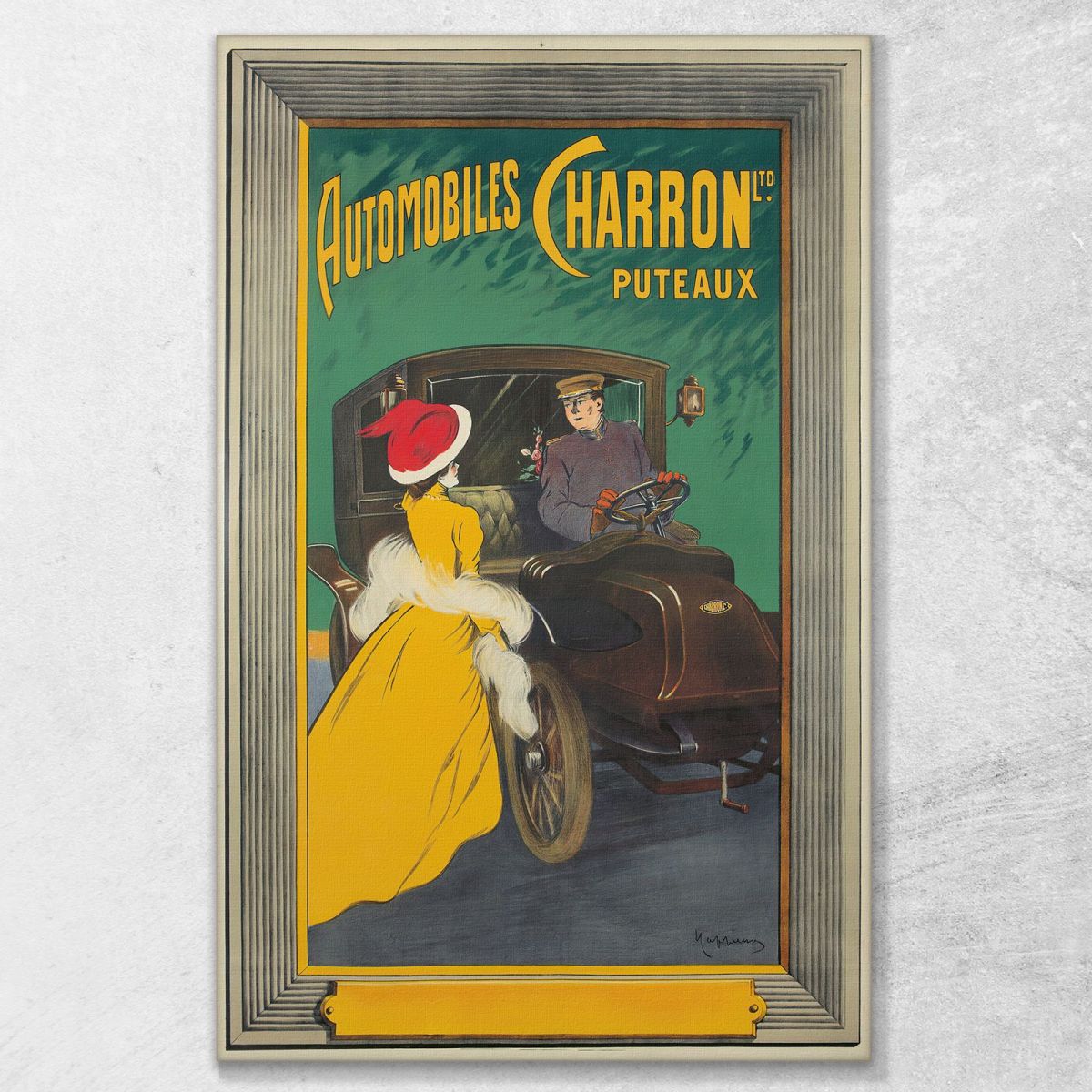 Automobiles Charron Ltd. Leonetto Cappiello lcp9 canvas print 