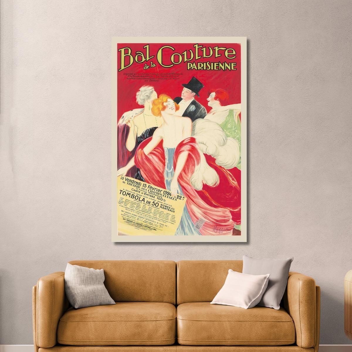Parisian Couture Ball Leonetto Cappiello lcp10 canvas print 