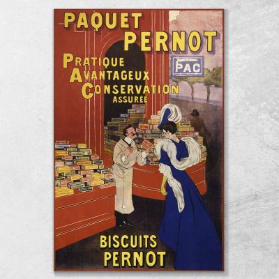 Pernot Biscuits Leonetto Cappiello lcp12 canvas print 