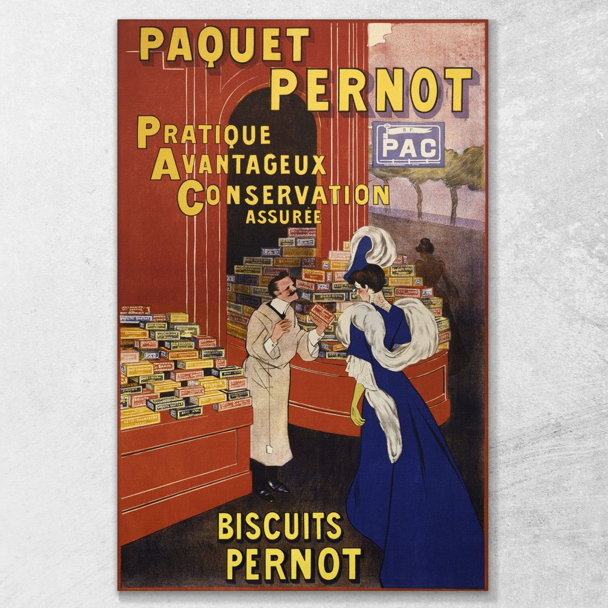 Pernot Biscuits Leonetto Cappiello lcp12 canvas print 