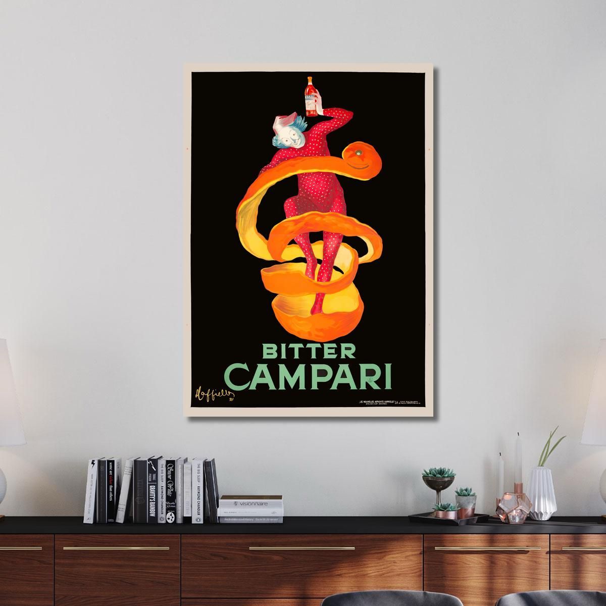 Bitter Campari Leonetto Cappiello lcp13 canvas print 