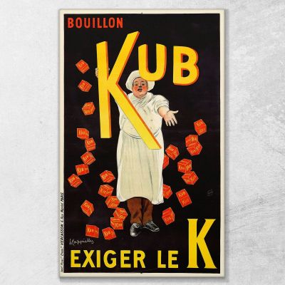 Bouillon Kub Leonetto Cappiello lcp15 canvas print 