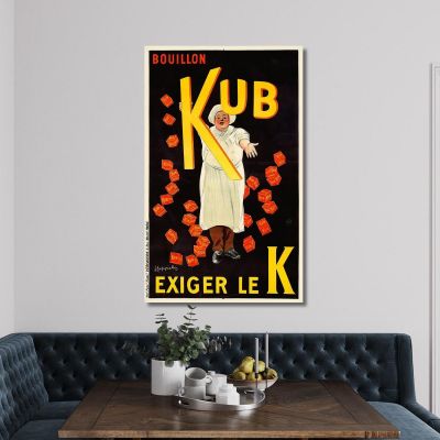 Bouillon Kub Leonetto Cappiello lcp15 canvas print 