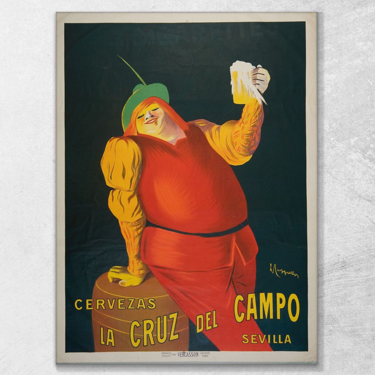 La Cruz Del Campo Beers Leonetto Cappiello lcp22 canvas print 