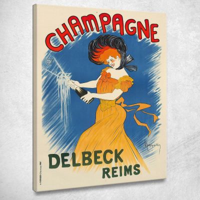 Champagne Delbeck Leonetto Cappiello lcp24 canvas print 