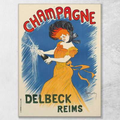 Champagne Delbeck Leonetto Cappiello lcp24 canvas print 