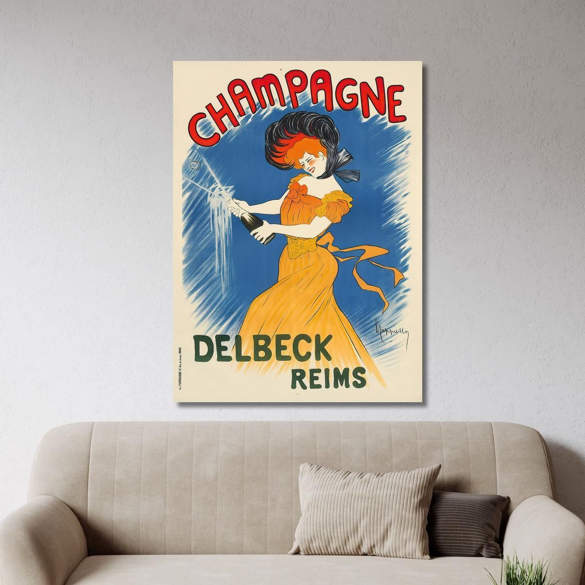 Champagne Delbeck Leonetto Cappiello lcp24 canvas print 