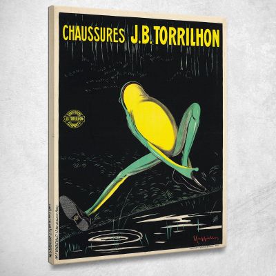 J.B. Torrilhon Shoes Leonetto Cappiello lcp25 canvas print 