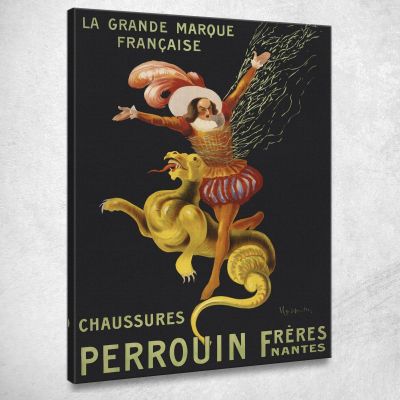 Perrouin Brothers Shoes Leonetto Cappiello lcp26 canvas print 
