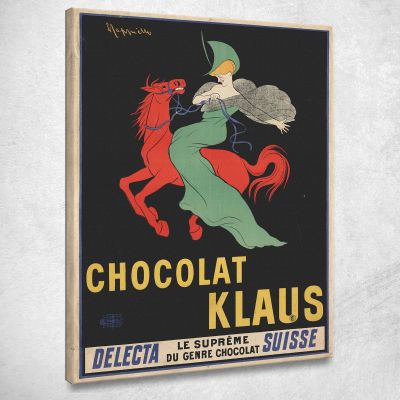 Chocolate Klaus Leonetto Cappiello lcp27 canvas print 