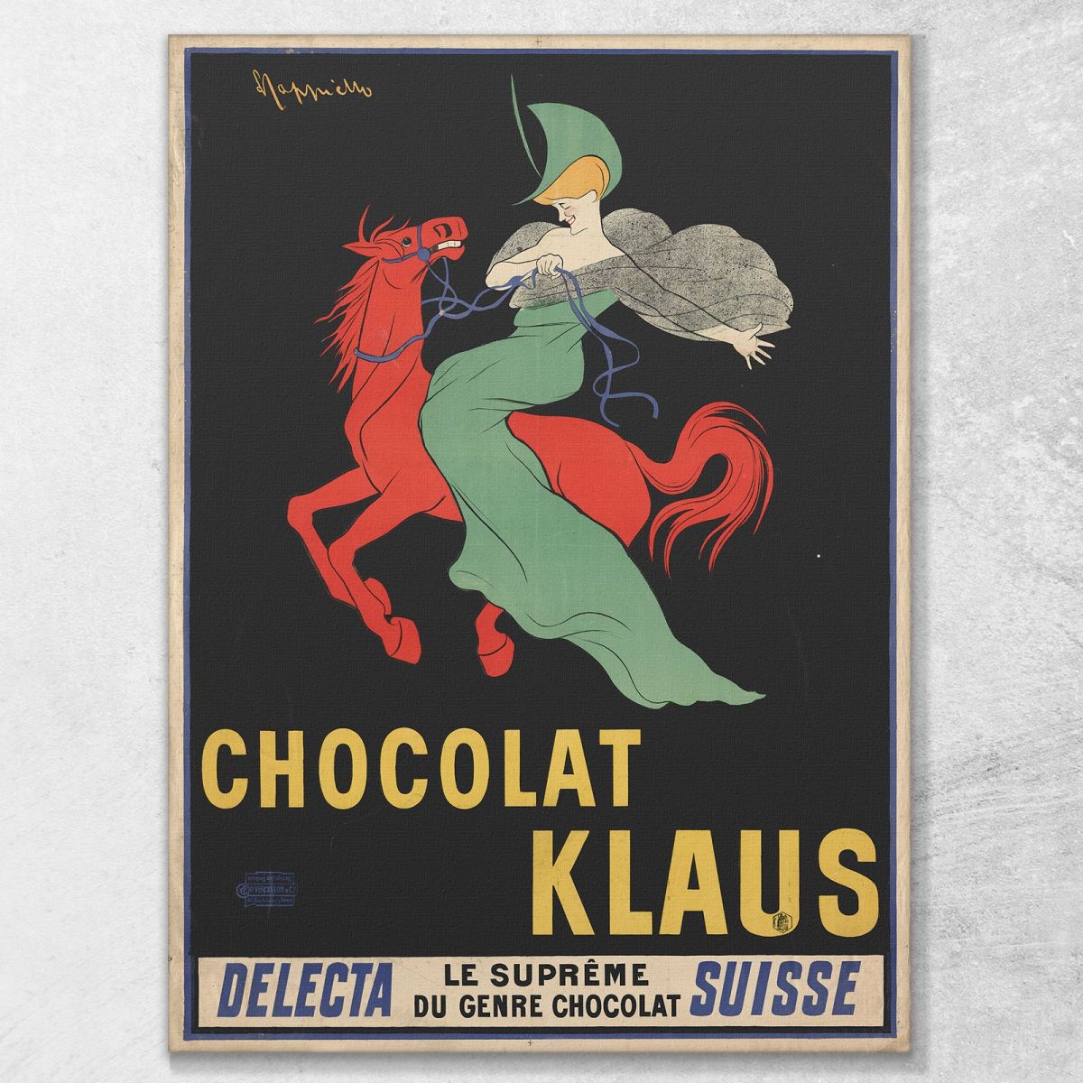 Chocolate Klaus Leonetto Cappiello lcp27 canvas print 