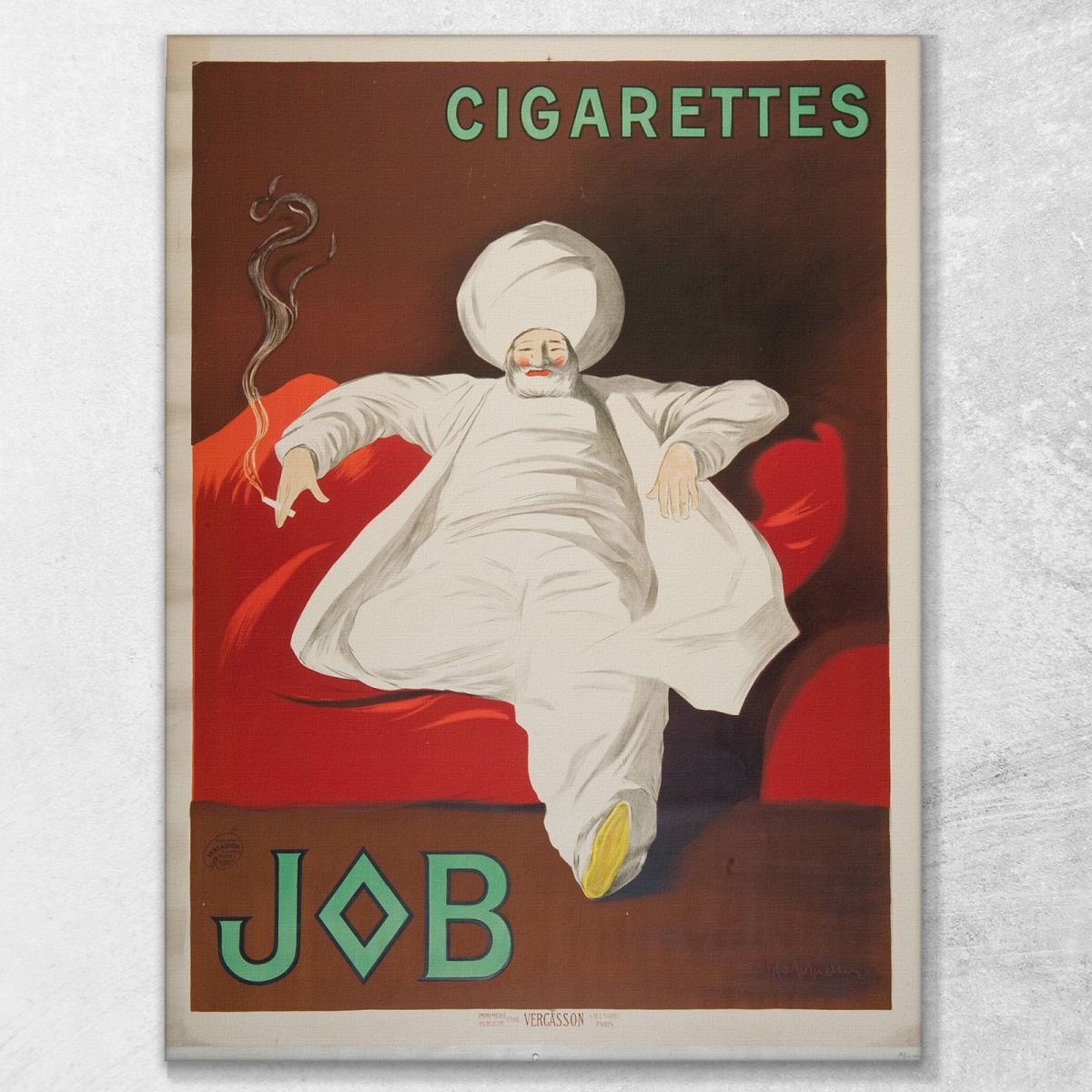 Cigarettes Job Leonetto Cappiello lcp28 canvas print 