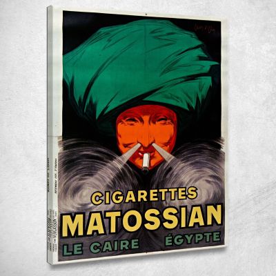 Matossian Cigarettes Cairo Egypt Leonetto Cappiello lcp29 canvas print 