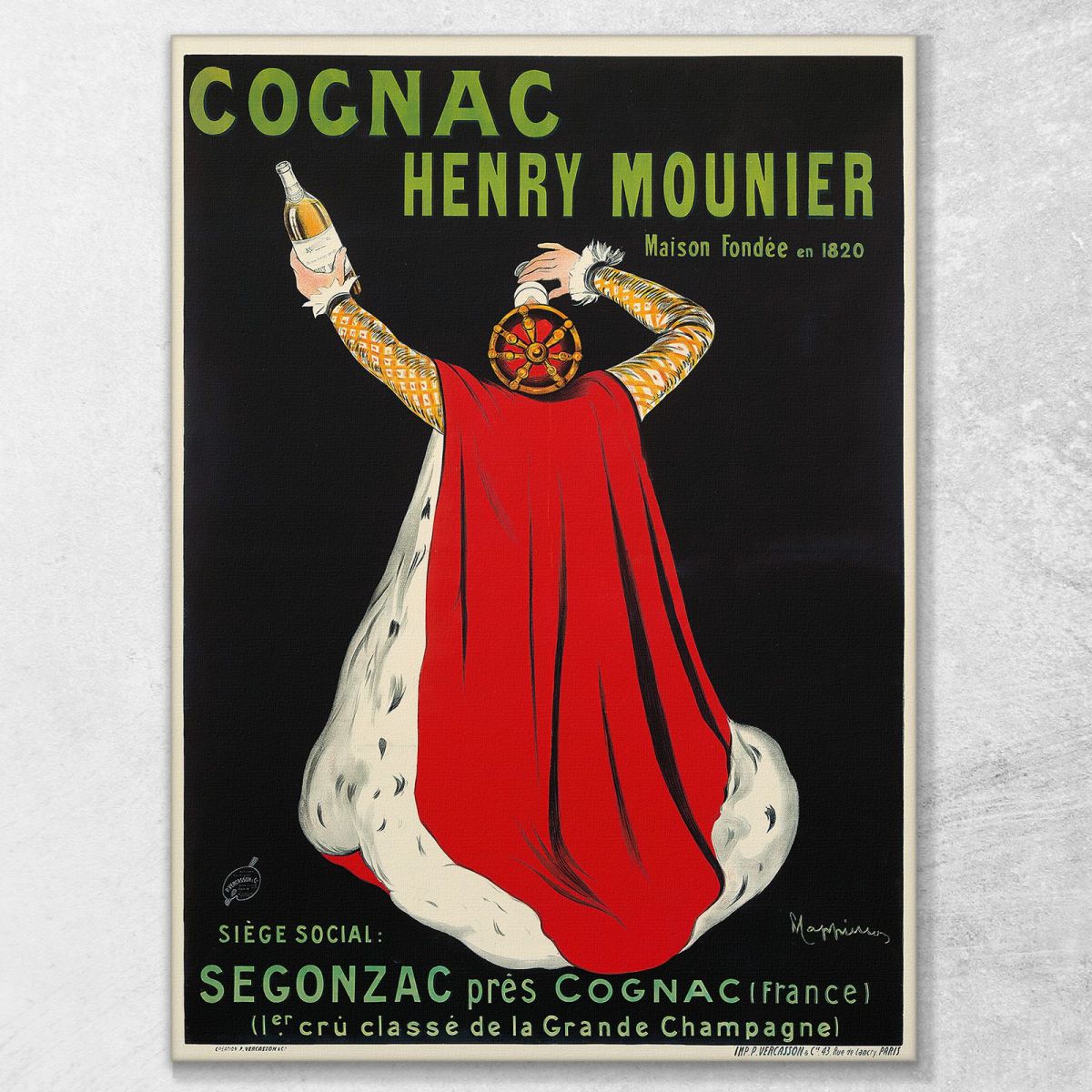 Cognac Henry Mounier Leonetto Cappiello lcp33 canvas print 