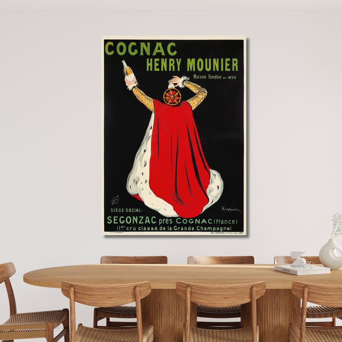 Cognac Henry Mounier Leonetto Cappiello lcp33 canvas print 