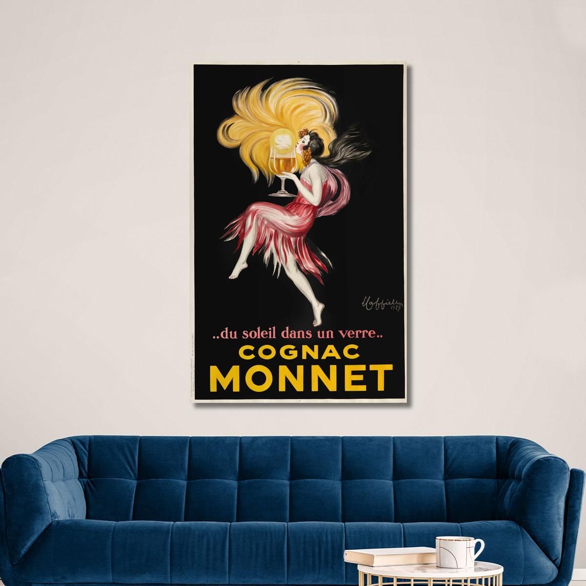Cognac Monnet Leonetto Cappiello lcp34 canvas print 