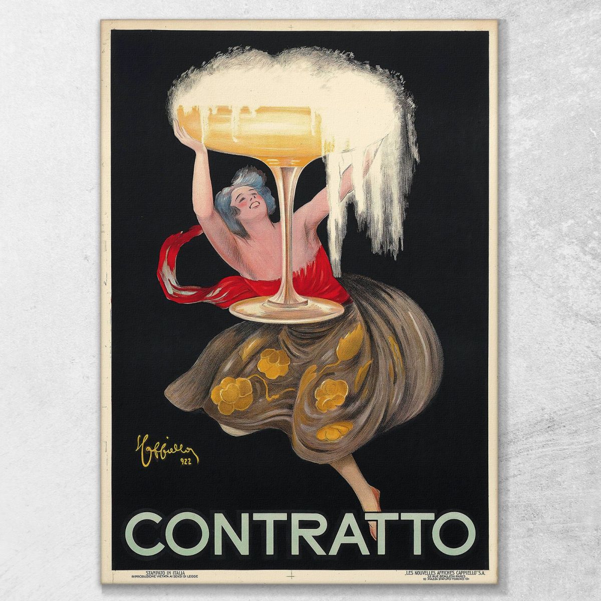 Contract Leonetto Cappiello lcp38 canvas print 