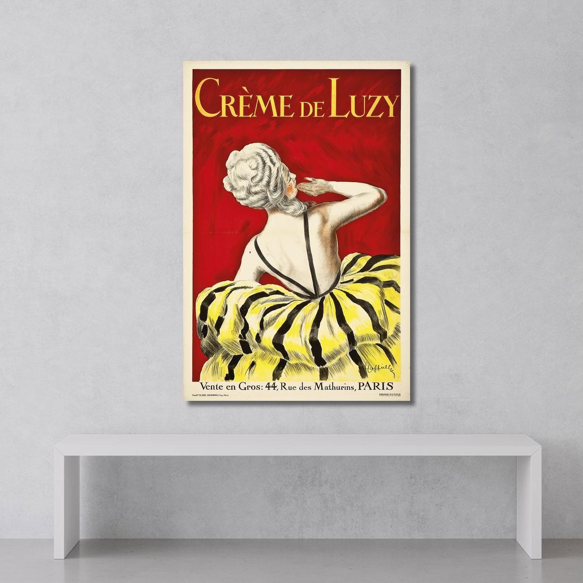 Luzy Cream Leonetto Cappiello lcp40 canvas print 
