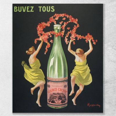 Drink All Evian-Cachat Leonetto Cappiello lcp42 canvas print 