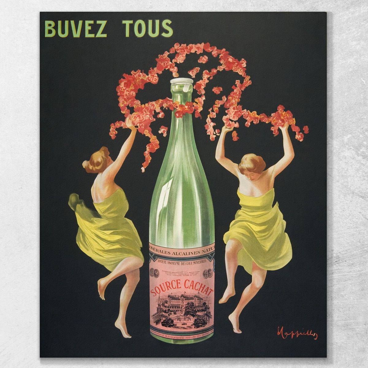 Drink All Evian-Cachat Leonetto Cappiello lcp42 canvas print 