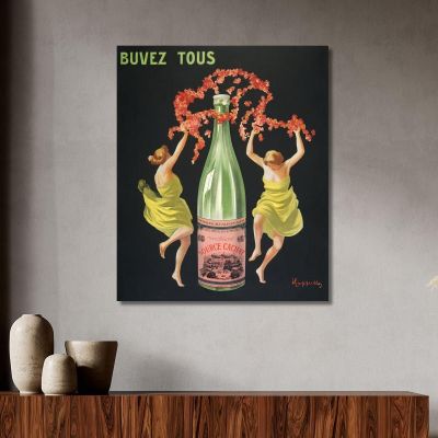 Drink All Evian-Cachat Leonetto Cappiello lcp42 canvas print 